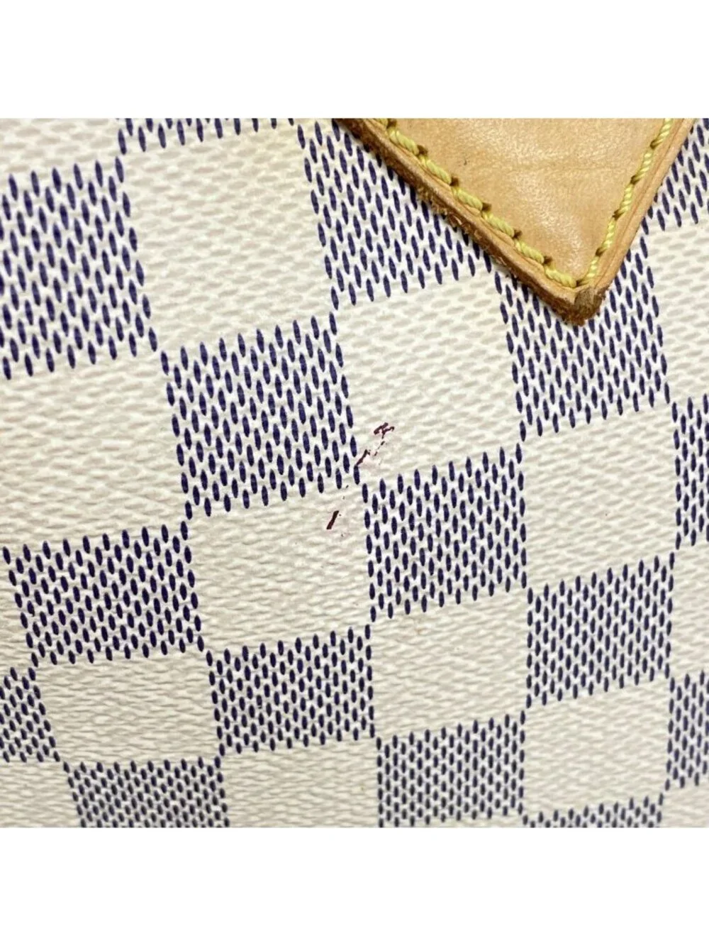 Louis Vuitton Tote Damier Azur Saleya PM White
